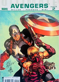 ULTIMATE AVENGERS MARVEL COMICSISSUE: 2HAS AGED RELATED WEAR AS SEEN IN PICTURES PICTURES FORM PART