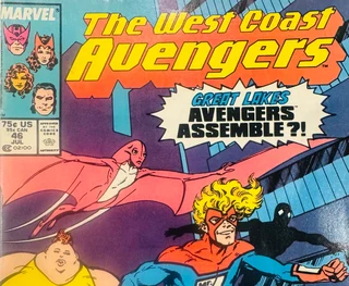 THE WEST COAST AVENGERS-FAMILY FEUD!-MARVEL COMICS