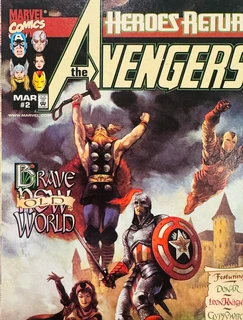 THE AVENGERS-HEROES RETURN-BRAVE OLD WORLD-MARVEL COMICS