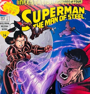 SUPERMAN-THE MAN OF STEEL-INFESTATION-PART THREE OF FOUR-LOIS INFECTED!-DC COMICS