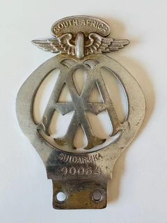 Aa South Africa Bumper Badge