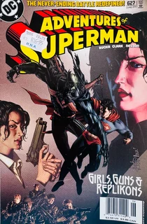 Superman-the Adventures Of Superman-girls,guns And Replikons-dc Comics