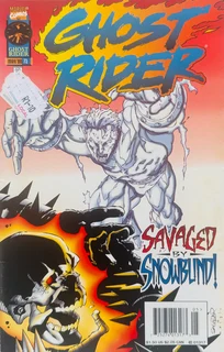 Ghost Rider-savaged By Snowblind!-marvel Comics
