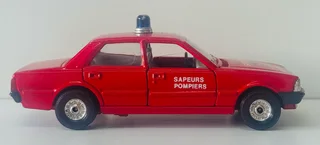 Peugeot 505 Sti-police Edition-corgi Model-die Cast Model-made In Great Britain-scale: 1/32
