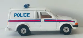 Ford Escort 55-police Edition-corgi Model-die Cast Model-made In Great Britain-scale: 1:32