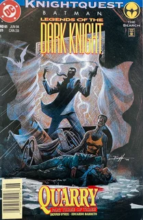 Batman-legends Of The Dark Knight-knightquest-quarry-part Three Of Three-dc Comics