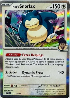 Pokémon-collector Cards-basic Series-hops Snorlax