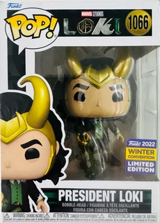 Funko Pop-loki 1066-president  Loki-funko 2022 Winter Convention  Limited Edition