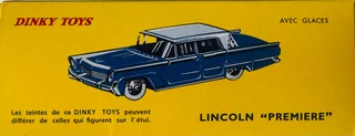 Dinky Cars-lincoln Premiere-die Cast Model-model Number: 532-scale: 1:43