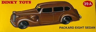 Dinky Cars-packard Eight Sedan-die Cast Model-model Number: 39 A-scale: 1:43
