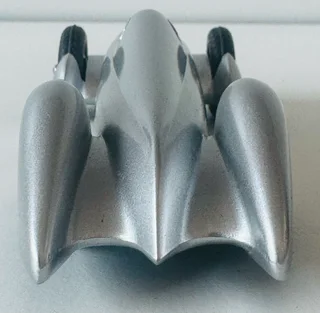 DINKY CARS-AUTO UNION RACING CAR-DIE CAST MODEL-MODEL NUMBER: 23D-SCALE: 1:43