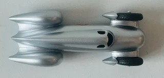 DINKY CARS-AUTO UNION RACING CAR-DIE CAST MODEL-MODEL NUMBER: 23D-SCALE: 1:43