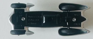 DINKY CARS-AUTO UNION RACING CAR-DIE CAST MODEL-MODEL NUMBER: 23D-SCALE: 1:43