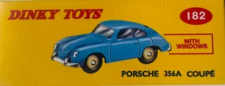 Dinky Cars-porsche 356 A Coupe-die Cast Model-model Number: 182-scale: 1:43