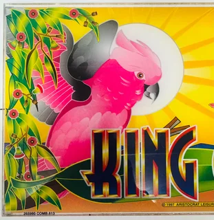 CASINO GAMING MACHINE ARTWORK-GAMING MACHINE ARTWORK ADVERTISING-SLOT MACHINE ARTWORK-KING GALAH