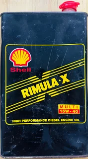 Shell Rimula X Can-vintage Metal Oil Can