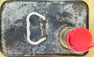 SHELL RIMULA X CAN-VINTAGE METAL OIL CAN