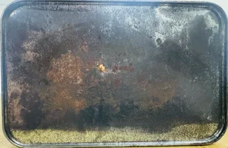 VALVOLINE OIL CAN-VINTAGE METAL OIL CAN