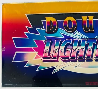 CASINO GAMING MACHINE ARTWORK SLOT MACHINE ARTWORK ADVERTISING-DOUBLE LIGHTNING GAMING MACHINE