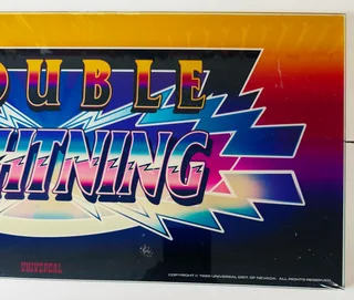 CASINO GAMING MACHINE ARTWORK SLOT MACHINE ARTWORK ADVERTISING-DOUBLE LIGHTNING GAMING MACHINE