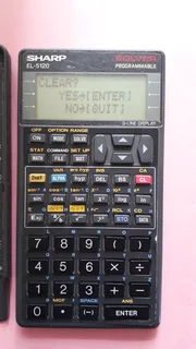 Sharp Calculator EL-5120 Solver Programmable