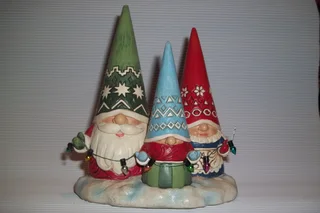 Family of gnomes by Jim Shore.