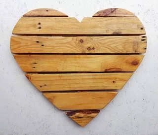 Wood Heart Decoration / Trellis