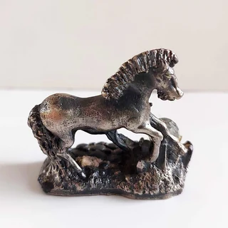 Vintage 80’s pewter Unicorns of Freedom