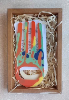 The Pink Badger Resin Salad Servers