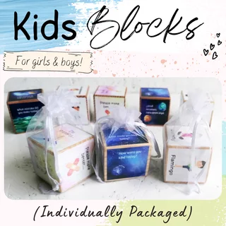 Prayer Blocks, Evening Blocks, Yoga Blocks, Exercise Blocks FOR KIDS