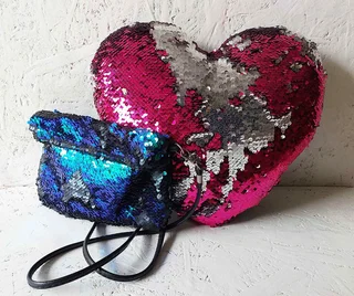 Sequence Handbag &amp; Pillow Set