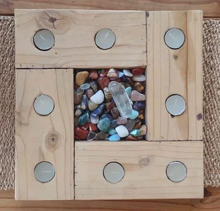 Zen garden candle box