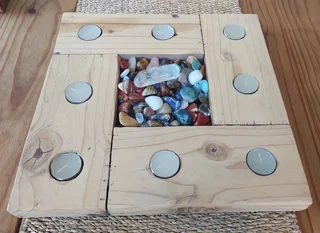 Zen garden candle box