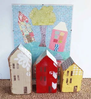 Decorative solid wood houses