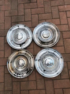 Vintage set of14 inch wheelcaps for sale