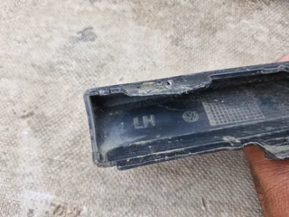 Polo Gti front fog cover and splitter