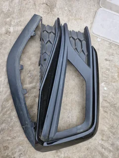 Polo Gti front fog cover and splitter