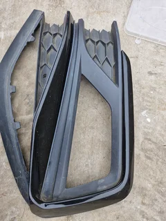 Polo Gti front fog cover and splitter