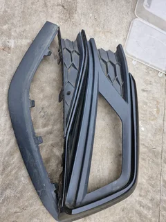 Polo Gti front fog cover and splitter