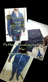 Patternmaking, dressmaking and sewing by a designer