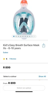 Easybreath snorkel masks