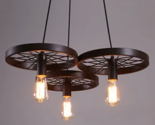 Tri wheel pendants lights