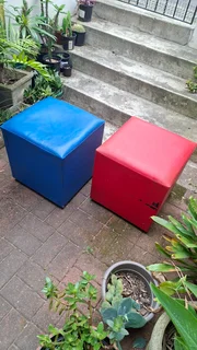 Bean bag and ottomans