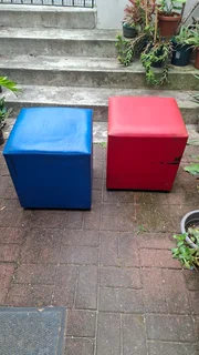 Bean bag and ottomans