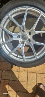 18 inch Rims and Tyres (235/45/18) for sale - PCD 114