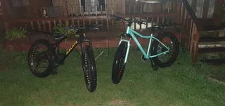 Selling 2 fat wheel bycicals both in very good condition wanting R1500 each
