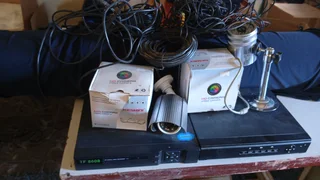 Camera system with vcr and cables