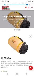 Memory Foam single mattresses for sale