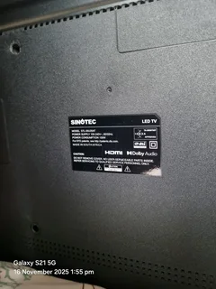 Damaged Sinotec 55inch Smart Tv