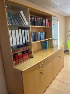 High Quality Pine Table with Chairs and large Book rack